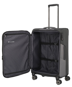 Travelite Viia 4 Wheel Trolley M Expandable anthracite