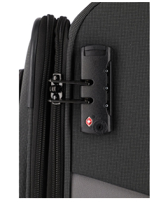 Travelite Viia 4 Wheel Trolley M Expandable anthracite