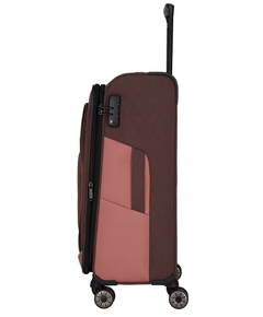 Travelite Viia 4 Wheel Trolley M Expandable rose