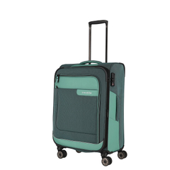 Travelite Viia 4 Wheel Trolley M Expandable green