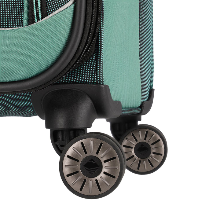 Travelite Viia 4 Wheel Trolley M Expandable green