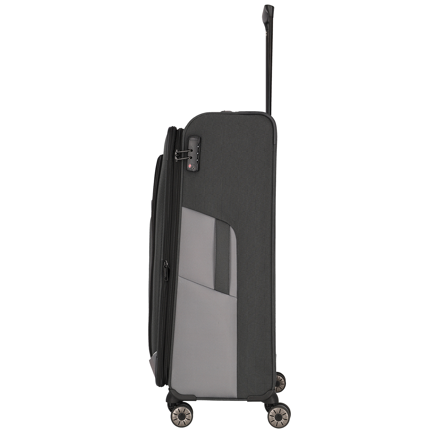 Travelite Viia 4 Wheel Trolley L Expandable anthracite