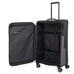 Travelite Viia 4 Wheel Trolley L Expandable anthracite