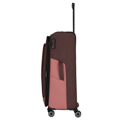 Travelite Viia 4 Wheel Trolley L Expandable rose