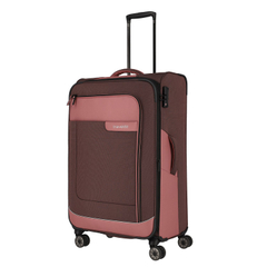 Travelite Viia 4 Wheel Trolley L Expandable rose