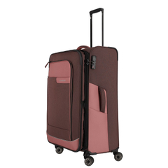 Travelite Viia 4 Wheel Trolley L Expandable rose