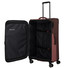 Travelite Viia 4 Wheel Trolley L Expandable rose