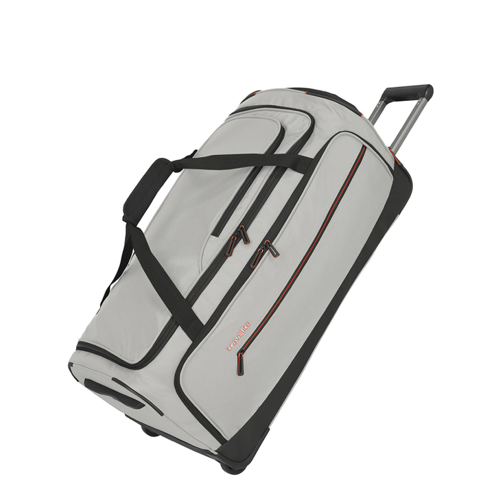 Travelite Crosslite 5.0 Wheeled Duffle L white sand