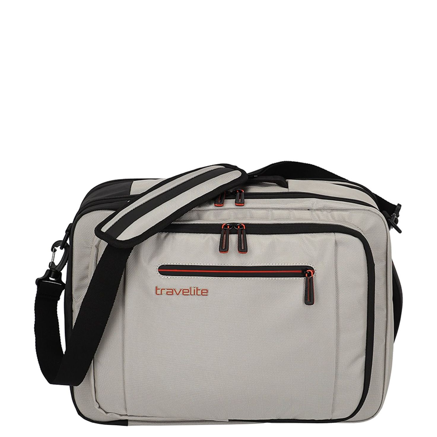 Travelite weekendtas beige, wit en bruin