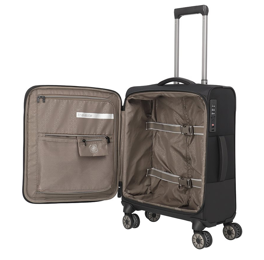 Travelite Crosslite 5.0 4w Trolley S black
