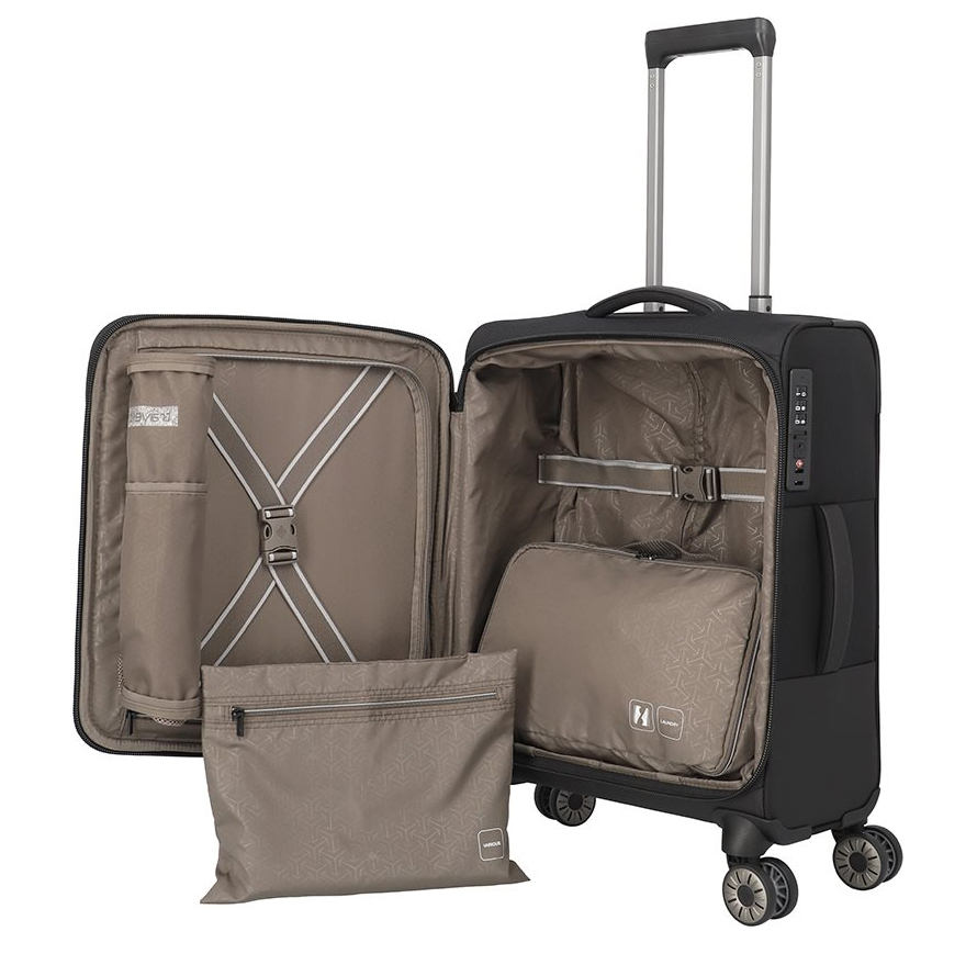 Travelite Crosslite 5.0 4w Trolley S black