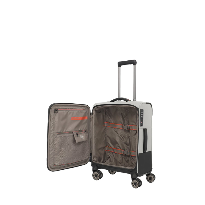 Travelite Crosslite 5.0 4w Trolley S white sand