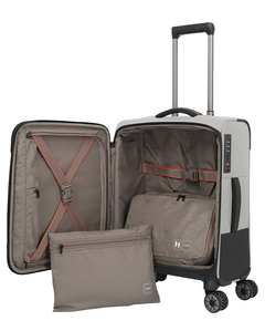 Travelite Crosslite 5.0 4w Trolley S white sand