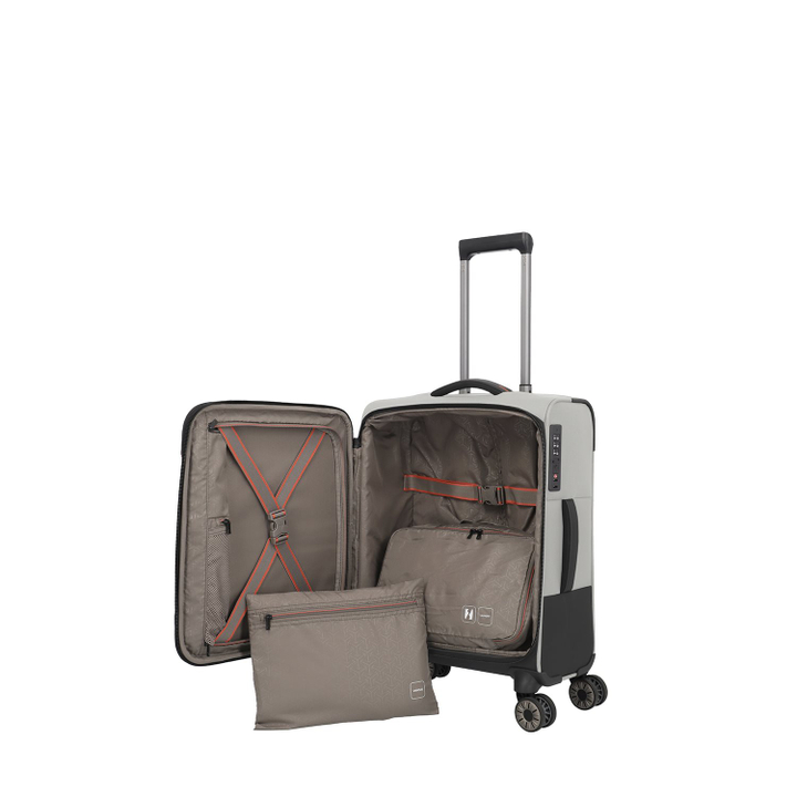 Travelite Crosslite 5.0 4w Trolley S white sand