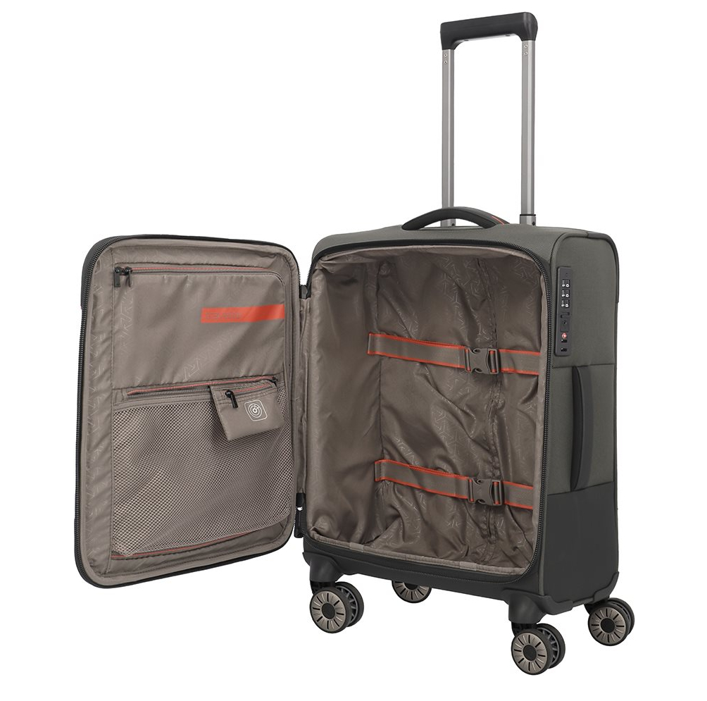 Travelite Crosslite 5.0 4w Trolley S dark olive