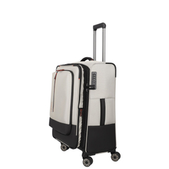 Travelite Crosslite 5.0 4w Trolley M white sand