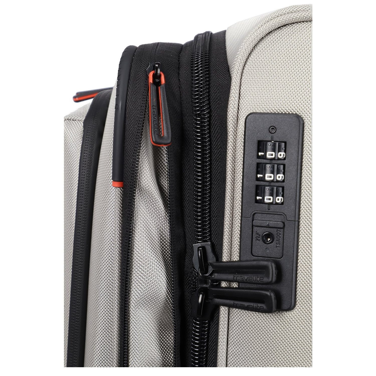 Travelite Crosslite 5.0 4w Trolley M white sand