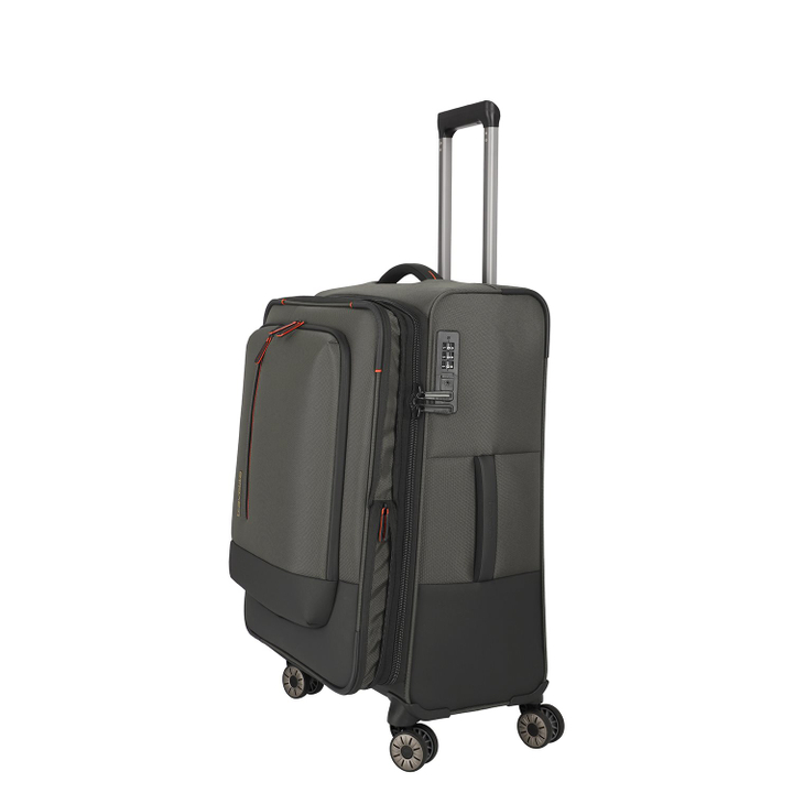 Travelite Crosslite 5.0 4w Trolley M dark olive