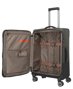 Travelite Crosslite 5.0 4w Trolley M dark olive