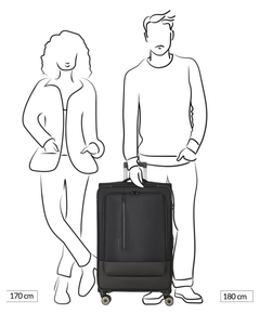 Travelite Crosslite 5.0 4w Trolley L white sand