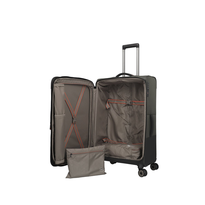 Travelite Crosslite 5.0 4w Trolley L dark olive