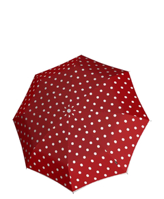 Knirps T-200 Medium Duomatic Paraplu dot art red