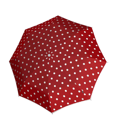 Knirps T-200 Medium Duomatic Paraplu dot art red