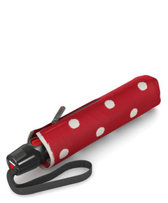Knirps T-200 Medium Duomatic Paraplu dot art red