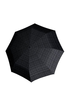 Knirps T-200 Medium Duomatic Paraplu checks black