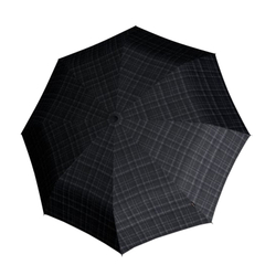 Knirps T-200 Medium Duomatic Regenschirm checks black