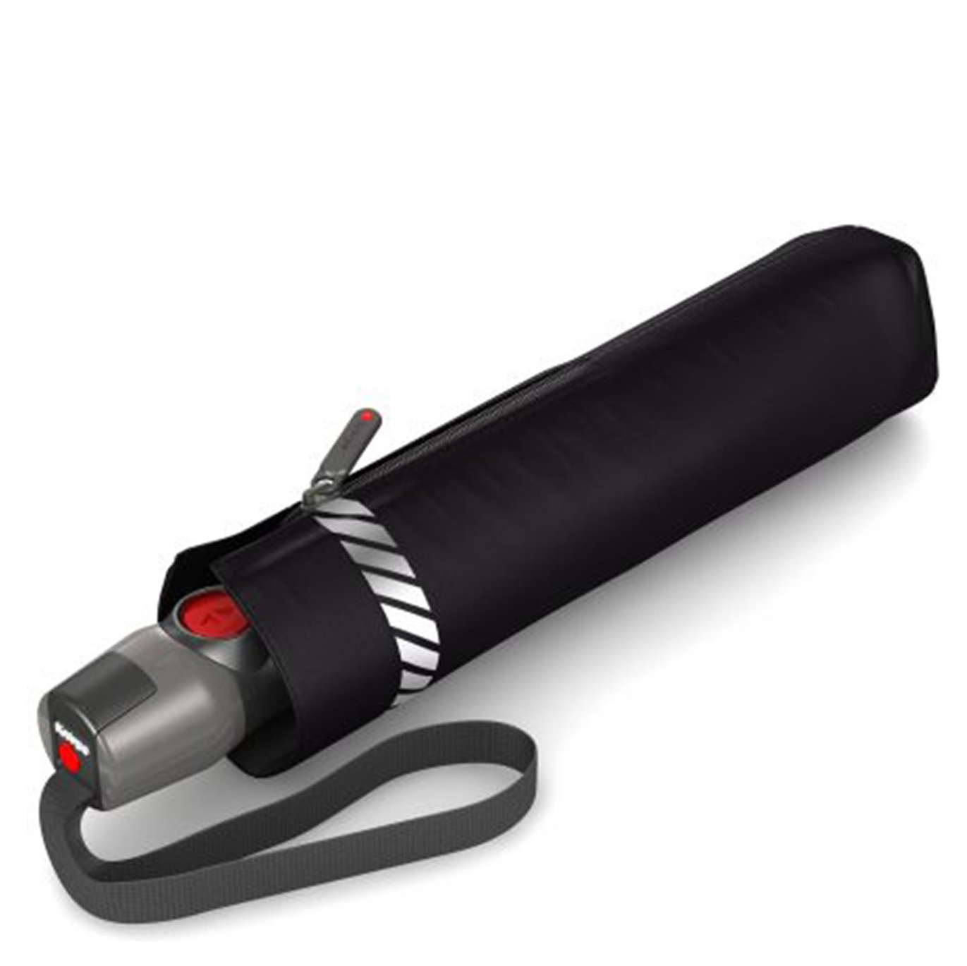 Knirps T-200 Medium Duomatic Paraplu reflective black