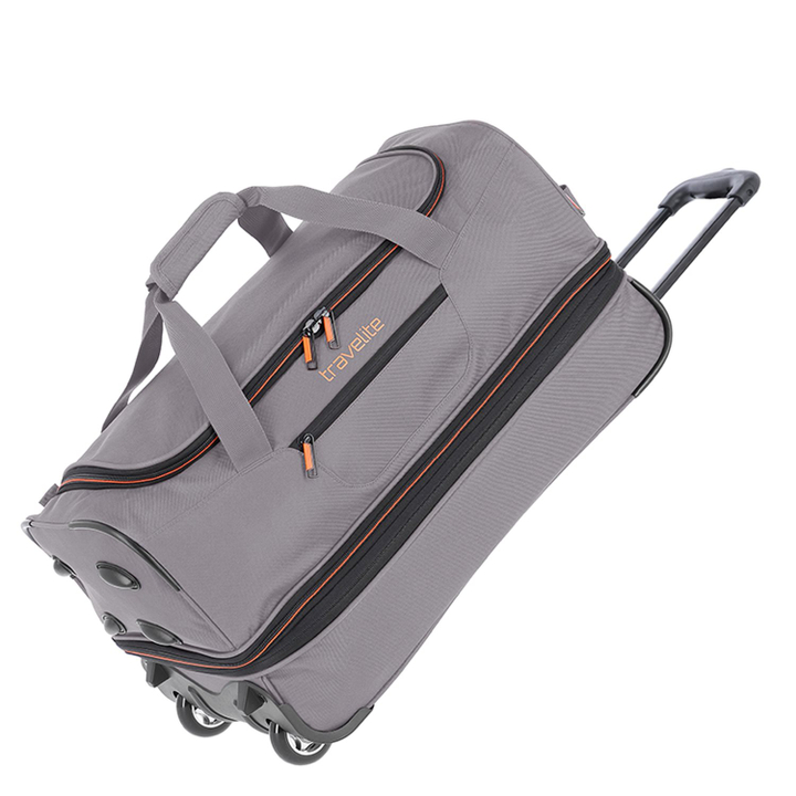 Travelite Basics Wheeled Duffle 55 Expandable grey