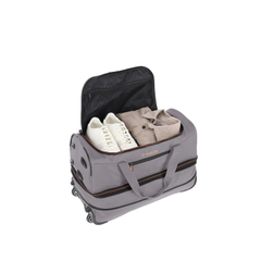 Travelite Basics Wheeled Duffle 55 Expandable grey