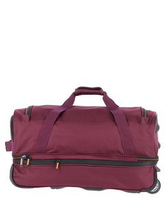 Travelite Basics Wheeled Duffle 55 Expandable dark red