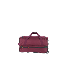 Travelite Basics Wheeled Duffle 55 Expandable dark red