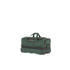 Travelite Basics Wheeled Duffle 55 Expandable dark green