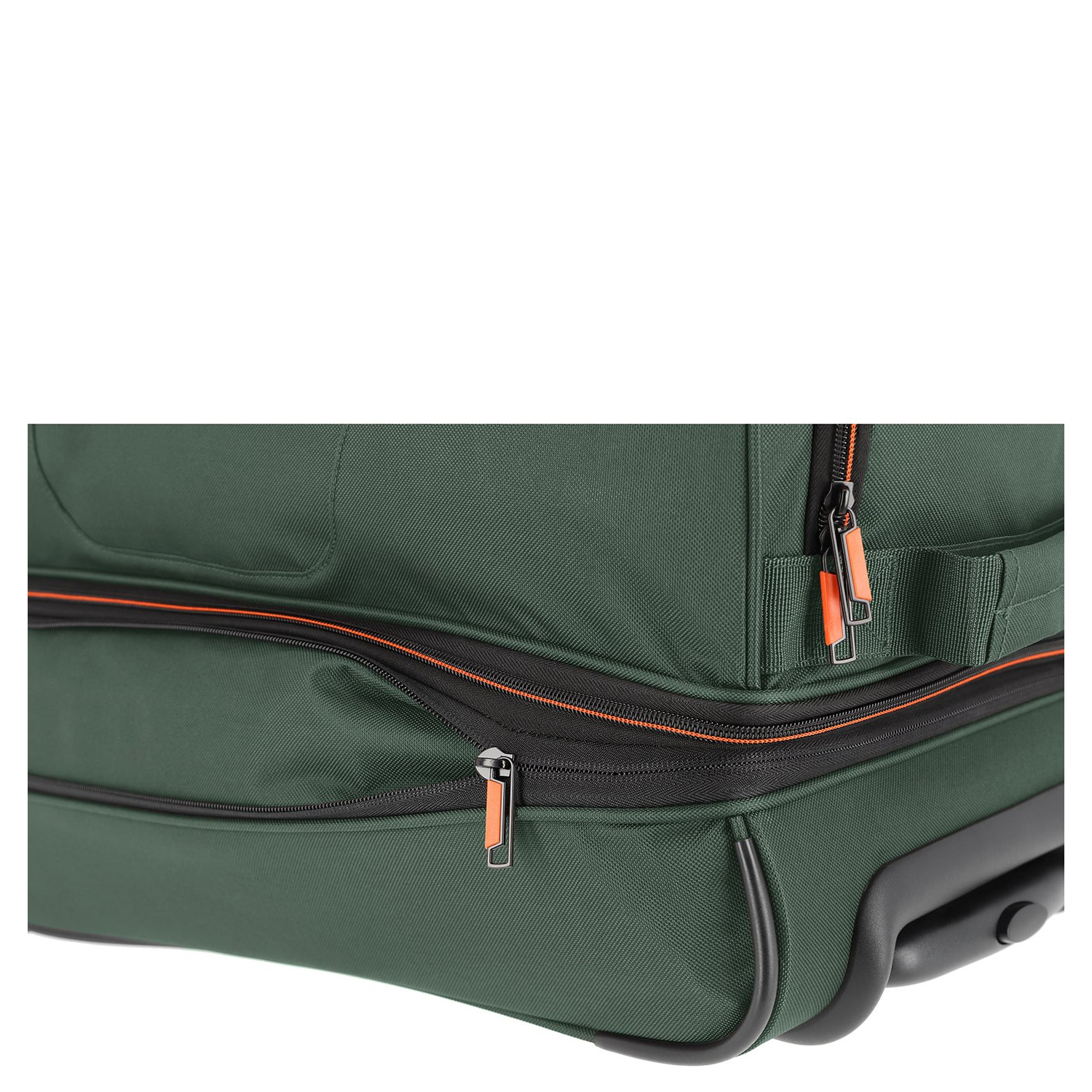 Travelite Basics Wheeled Duffle 55 Expandable dark green