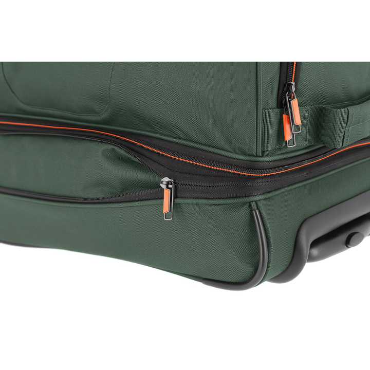 Travelite Basics Wheeled Duffle 55 Expandable dark green