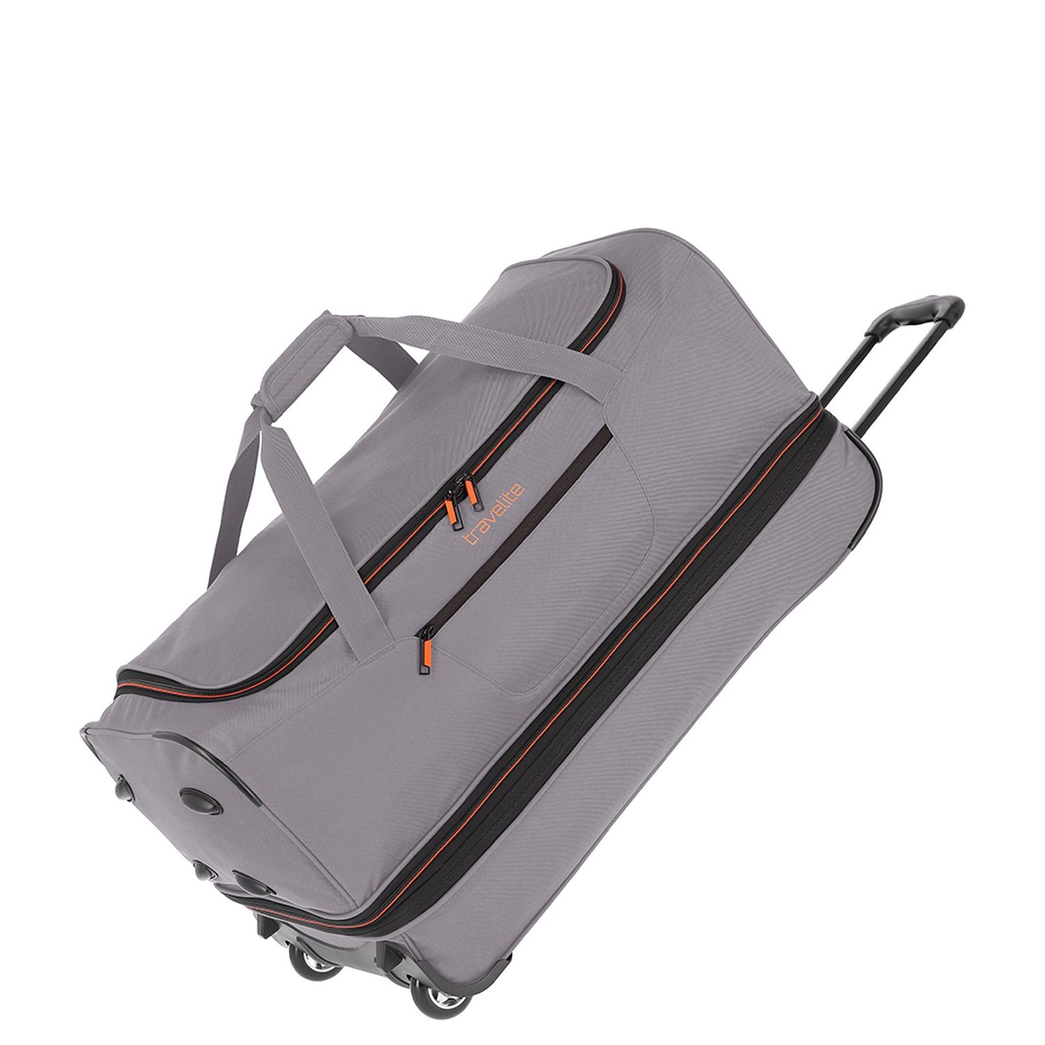 Travelite Basics Wheeled Duffle 70 Expandable grey Trolley Reistas