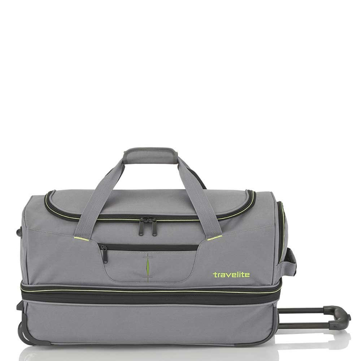 Travelite Basics Wheeled Duffle 70 Expandable grey