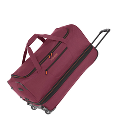 Travelite Basics Wheeled Duffle 70 Expandable dark red