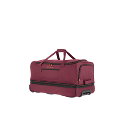 Travelite Basics Wheeled Duffle 70 Expandable dark red