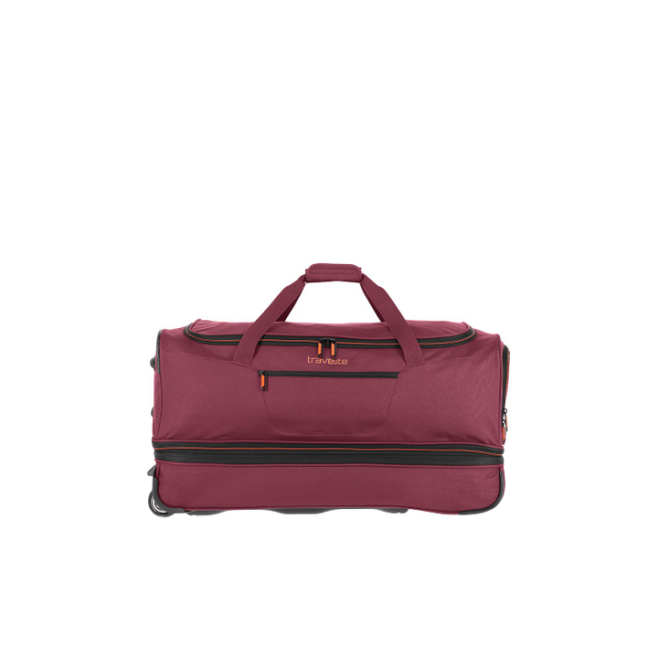 Travelite Basics Wheeled Duffle 70 Expandable dark red