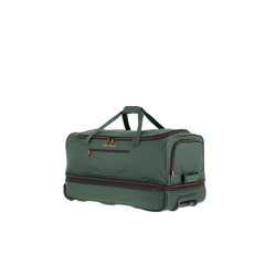 Travelite Basics Wheeled Duffle 70 Expandable dark green