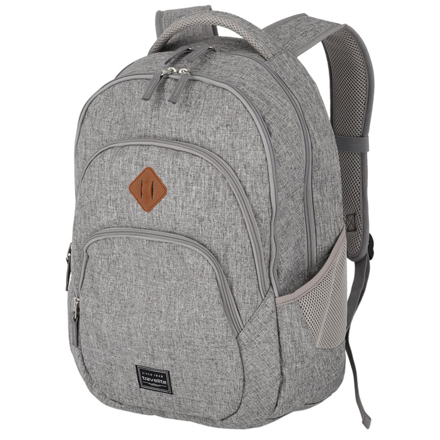 Travelite Basics Backpack Melange light grey