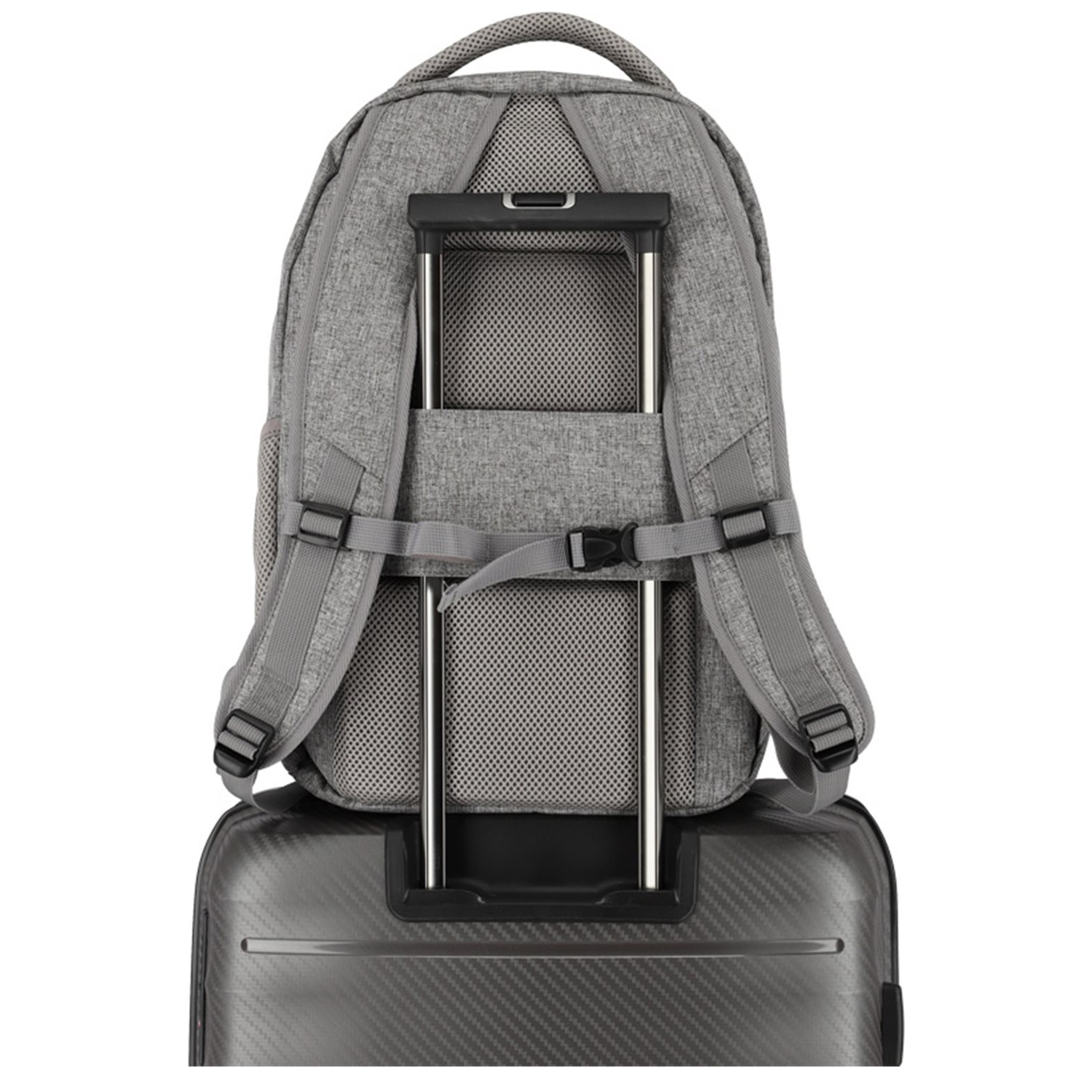 Travelite Basics Backpack Melange light grey
