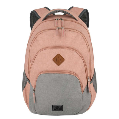Travelite Basics Backpack Melange rose/grey