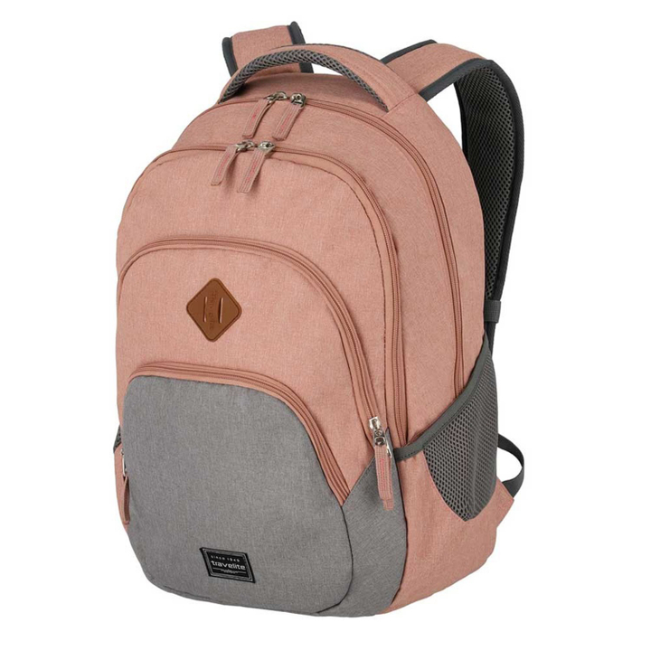 Travelite Basics Backpack Melange rose/grey