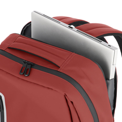 Travelite Basics Boxy Backpack red