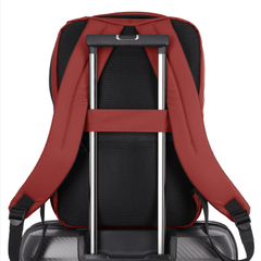 Travelite Basics Boxy Backpack red